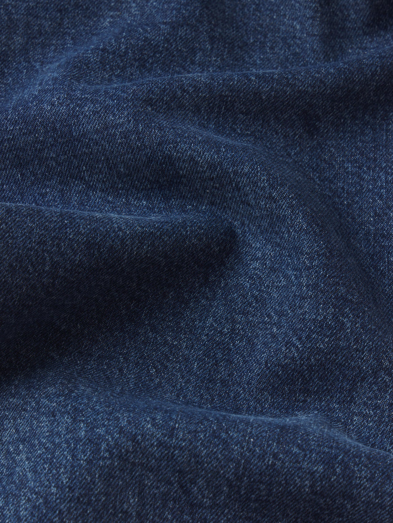 Close-up of dark blue fabric texture