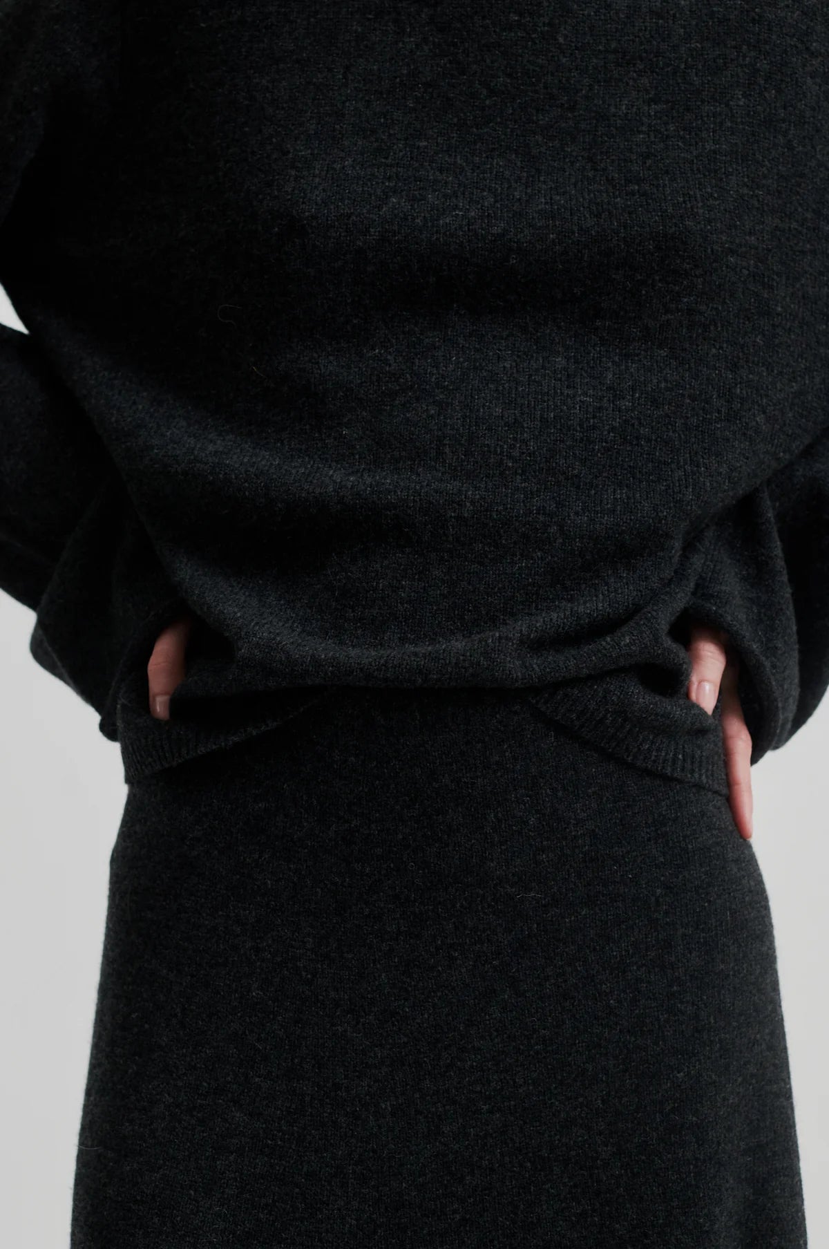 Neva Melange Grey Skirt