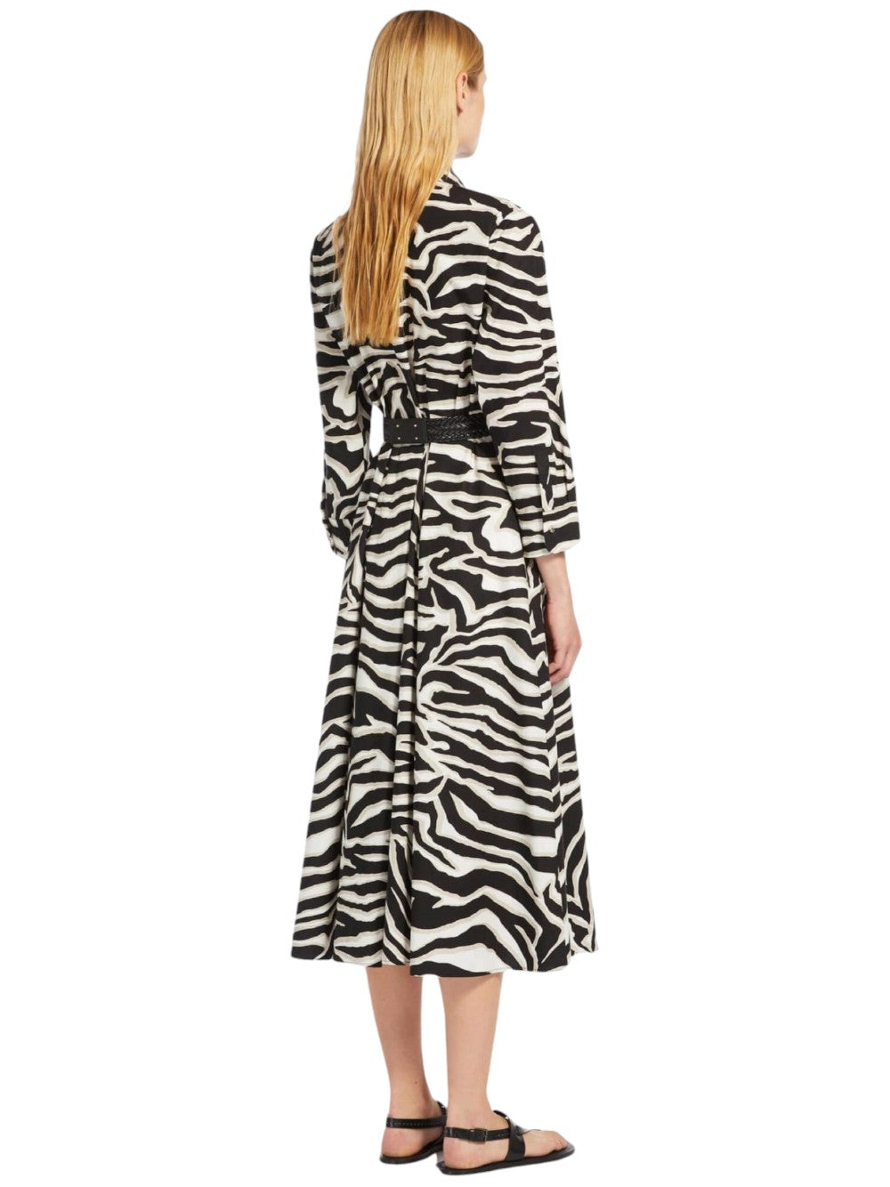 Arabba Dress Zebra Print