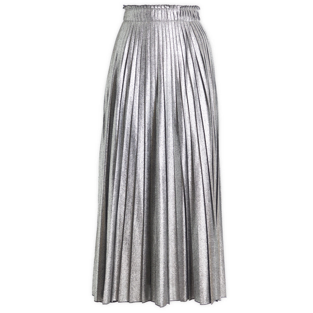 Long Skirt in Metallic Georgette Gamma