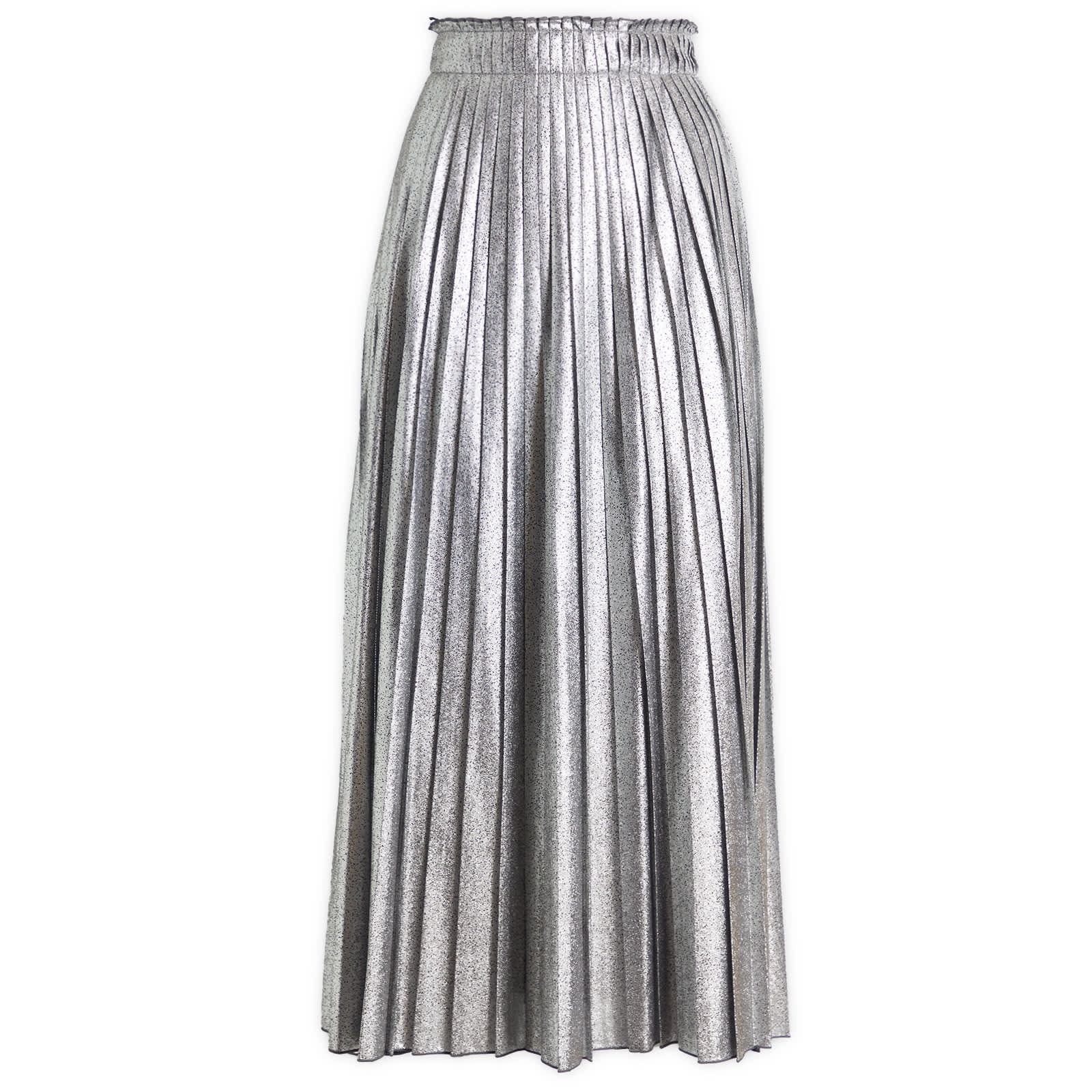 Long Skirt in Metallic Georgette Gamma