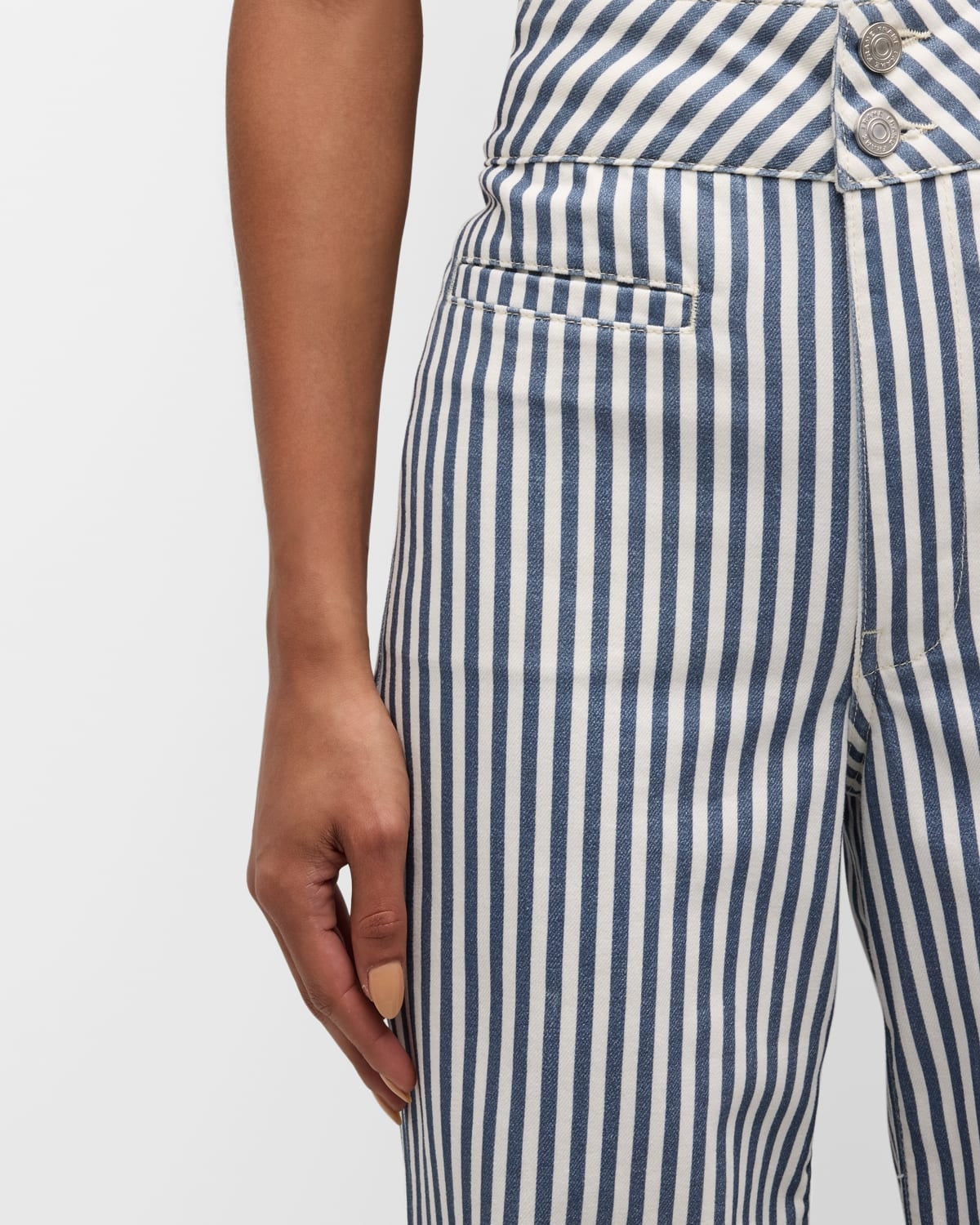 Frame -  Tailored Stripe Pant
