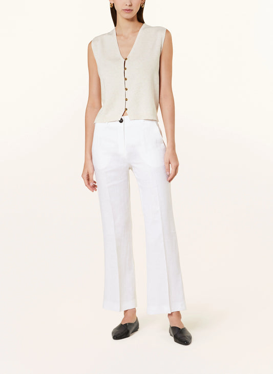 Marella  - Muschio Long Trouser in White