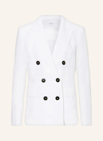 Marella - Afide Linen Blazer in White