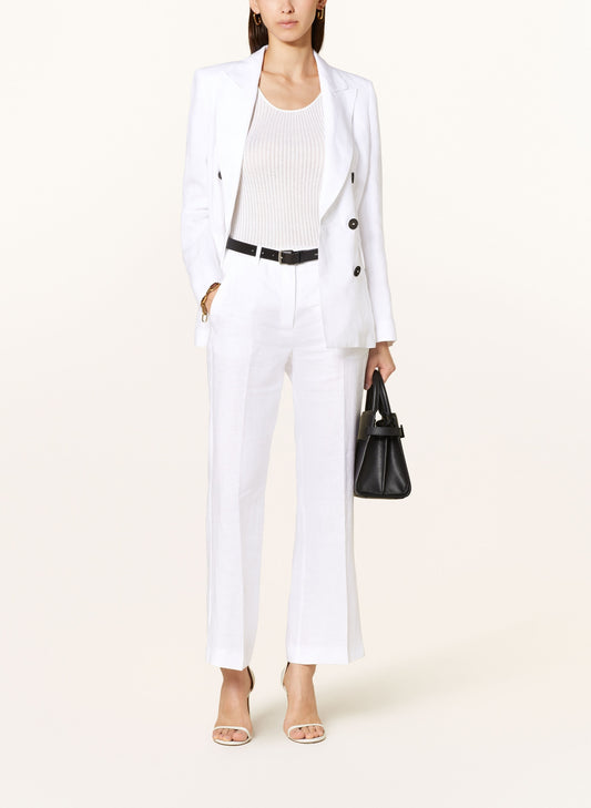 Marella - Afide Linen Blazer in White