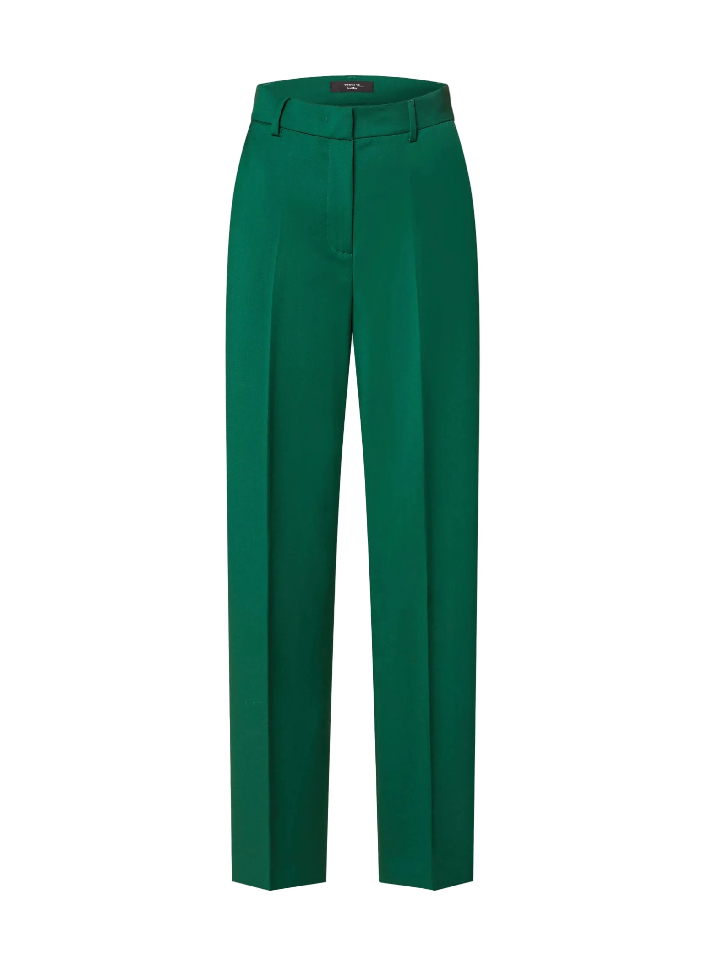 Green pants on a white background
