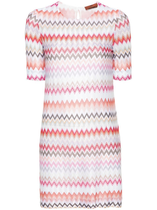 Missoni - Crochet-knit, cotton-blend mini dress