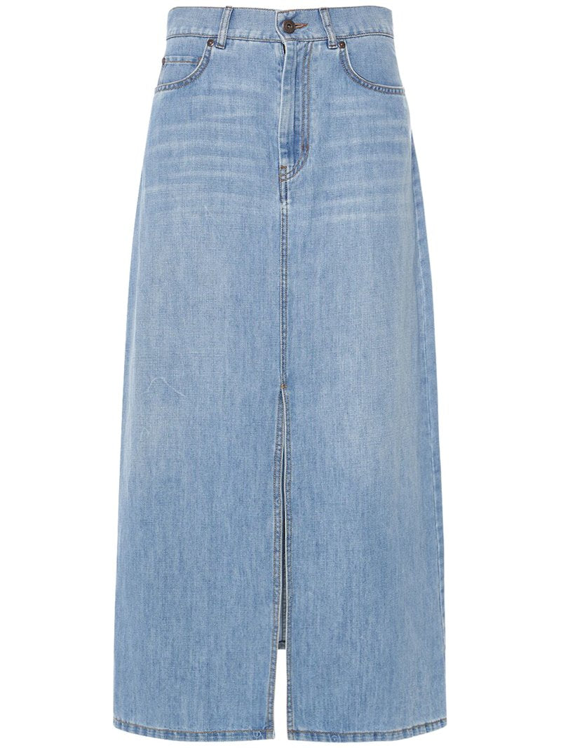 Max Mara Weekend - Gelada Skirt in Denim