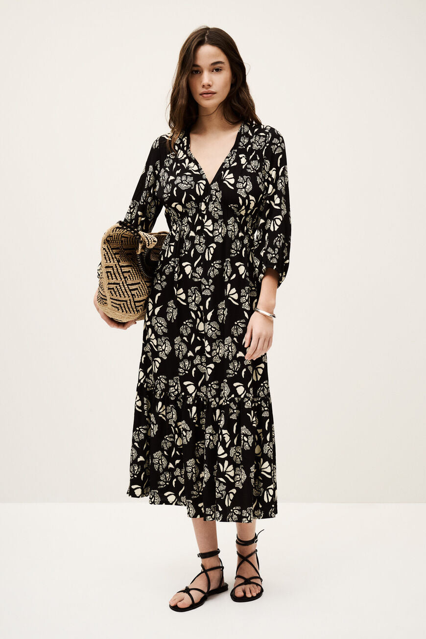 Aferae Flared Midi Dress