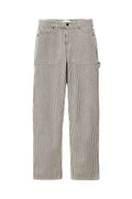 Striped pants on a white background