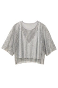 Mesh top on a white background
