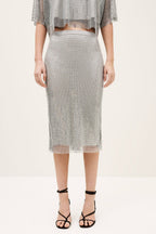 Midi Skirt Meshy