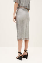 Midi Skirt Meshy