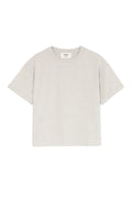 Light gray t-shirt on a white background