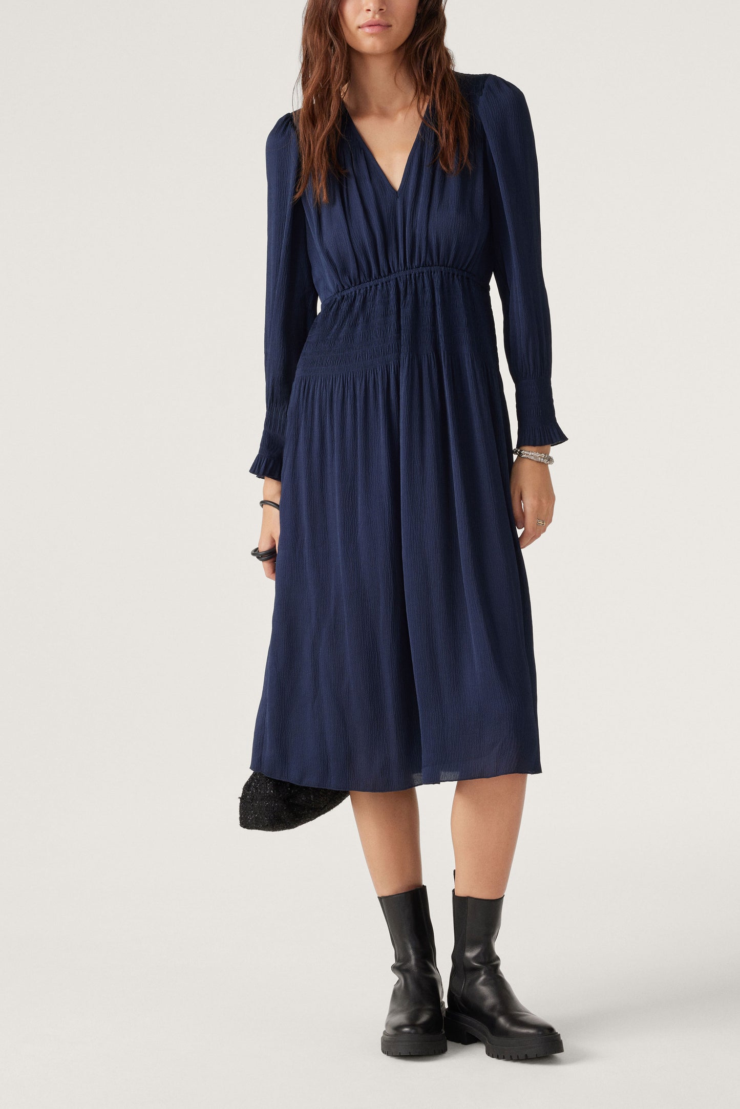 ba&sh - Koll Navy Dress