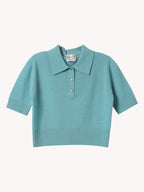 Slim–Fit Polo Shirt In Cashmere And Wool