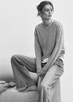  women wearing The Favorite Cashmere Crew jumper