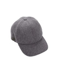 Gray baseball cap on a white background