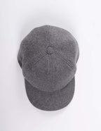 Gray cap on a white background
