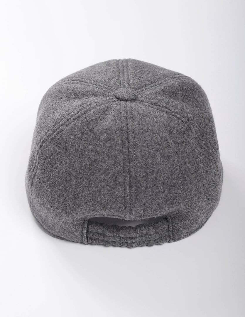 Gray cap on a white background