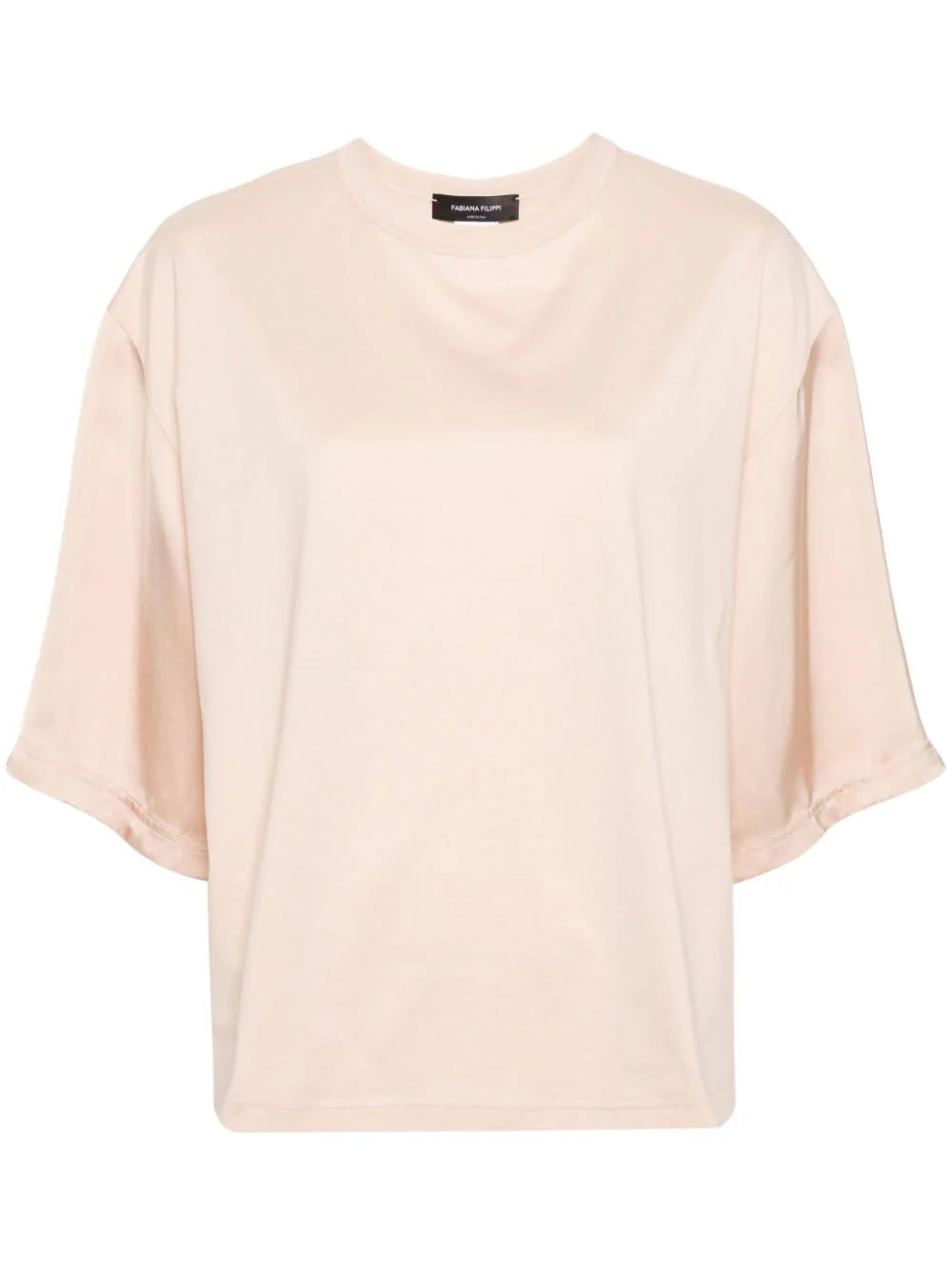 Fabiana Filippi - Satin-Detailed Cotton T-shirt  F096