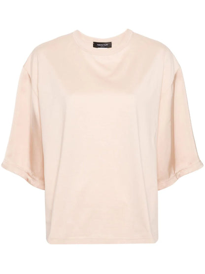 Fabiana Filippi - Satin-Detailed Cotton T-shirt  F096