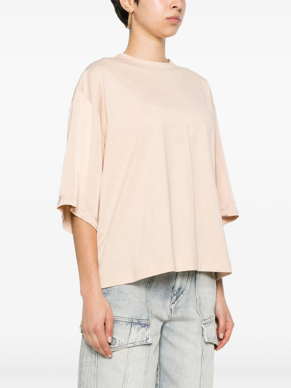 Fabiana Filippi - Satin-Detailed Cotton T-shirt  F096