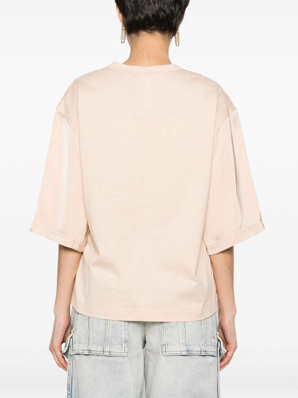 Fabiana Filippi - Satin-Detailed Cotton T-shirt  F096