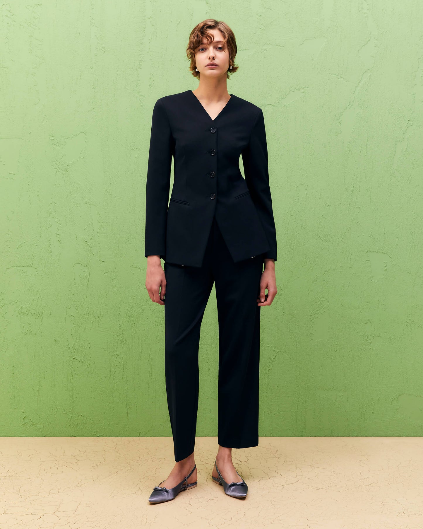 SS24 Beatrice B -  Straight Twill Trouser 1726