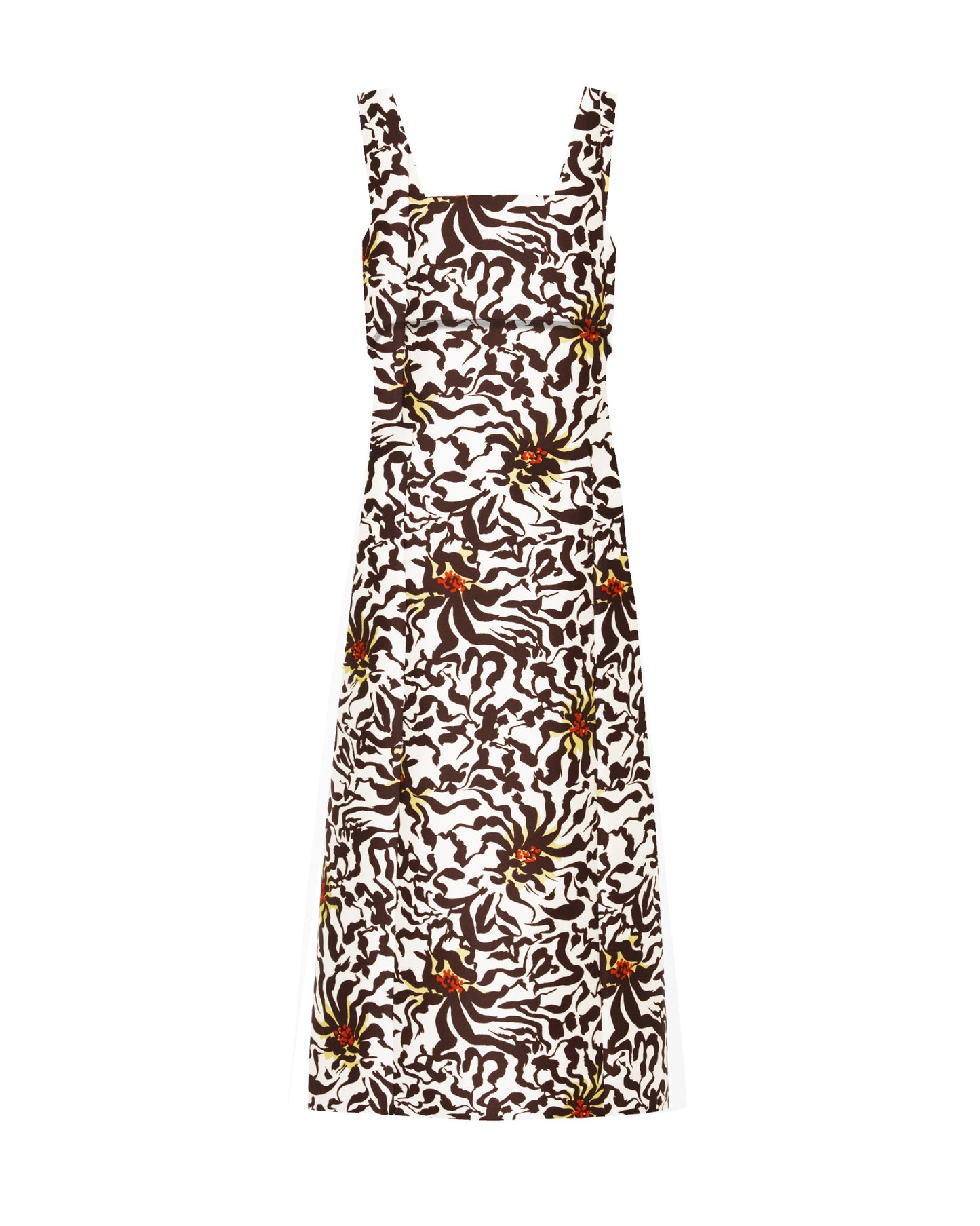 SS24 Beatrice b - Printed Duchesse Bustier Dress With Shoulder Straps 6280