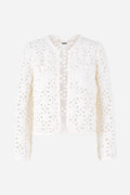 rich and royal White lace jacket on a white background shop online muse boutique hawthorn