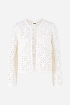 rich and royal White lace jacket on a white background shop online muse boutique hawthorn