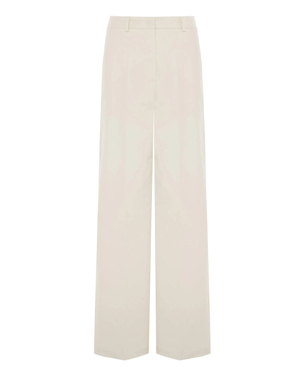 Long Cotton Canvas Trousers