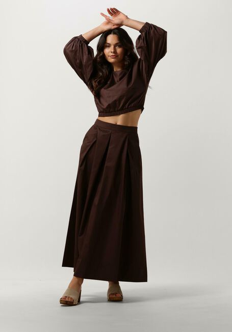 Devotion Twins- Kelly Long Skirt in Brown 3111G