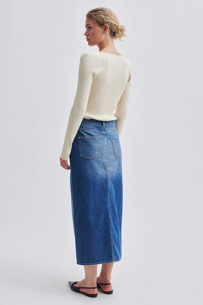 SS24 Second Female - Kylie Skirt in Denim Blue