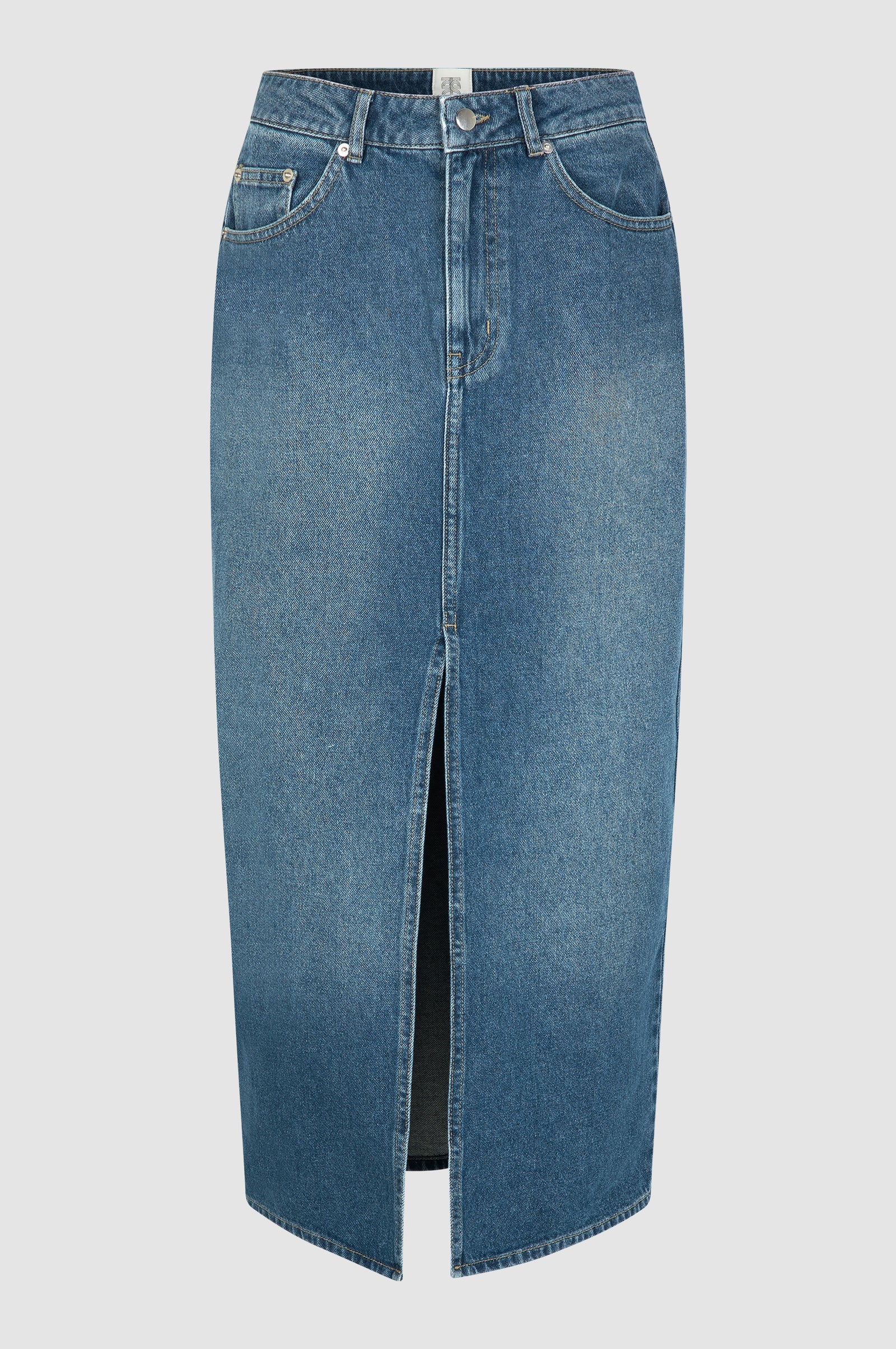 SS24 Second Female - Kylie Skirt in Denim Blue