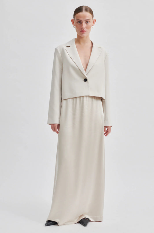 SS24 Second Female - Odile Maxi- Skirt in Stone