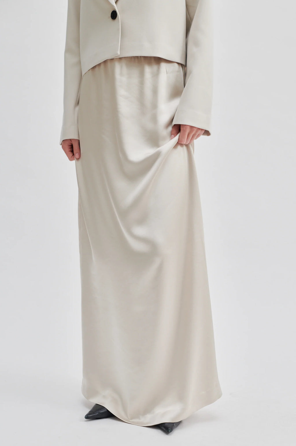 SS24 Second Female - Odile Maxi- Skirt in Stone
