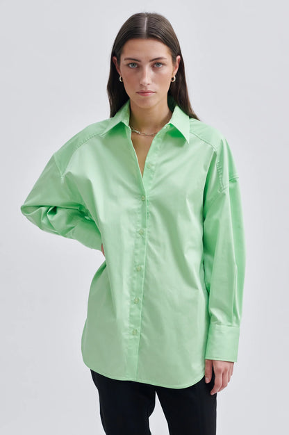 SS24 Second Female - Milas Shirt in Pistachio