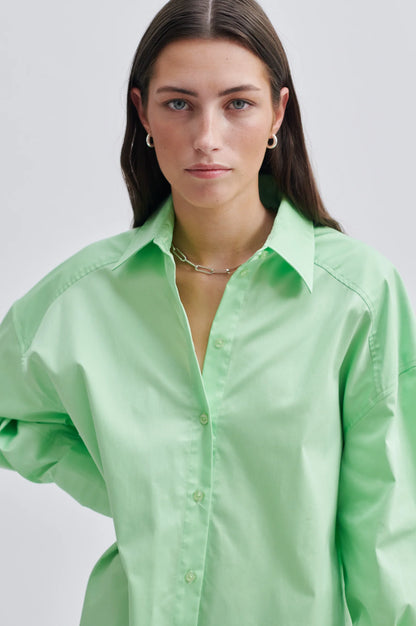 SS24 Second Female - Milas Shirt in Pistachio