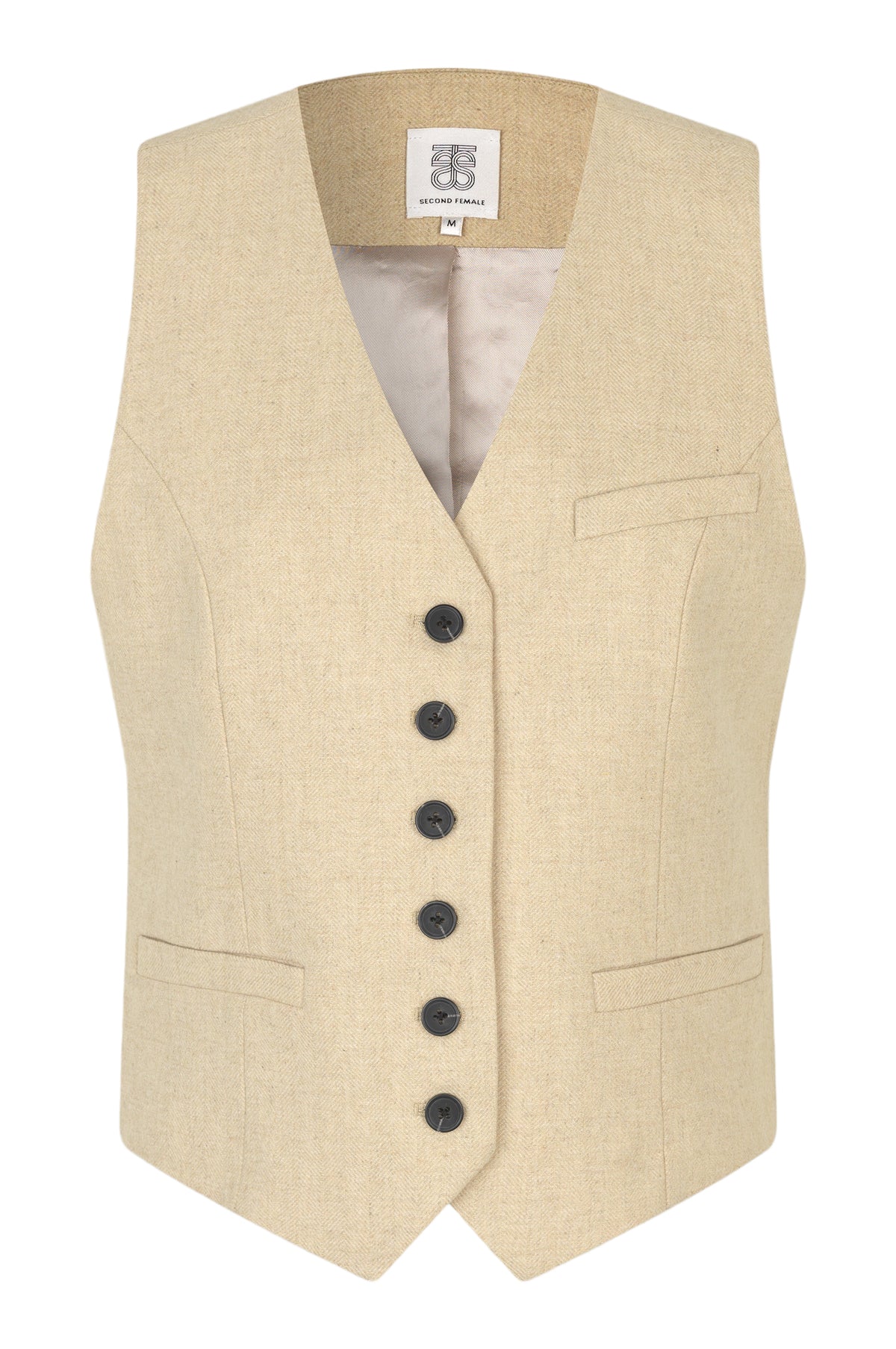 Navada Waistcoat Beige Melange