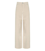 Beige pants on a white background. weekend Max Mara  Medina pants 