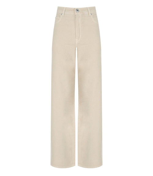 Beige pants on a white background. weekend Max Mara  Medina pants 