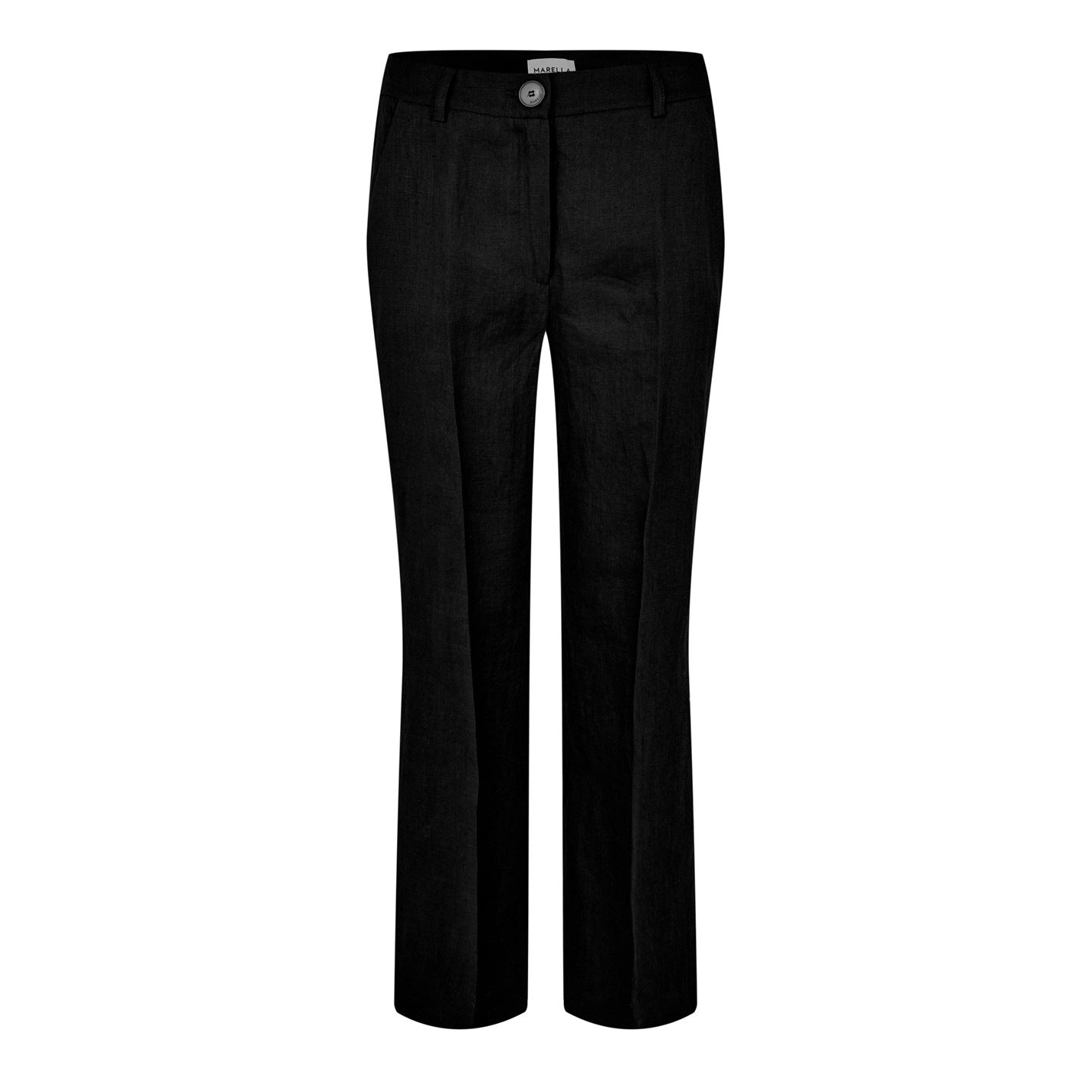 Marella - Muschio Long Trousers in Black