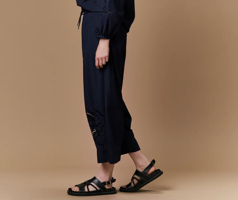 High - Token Pants in Navy