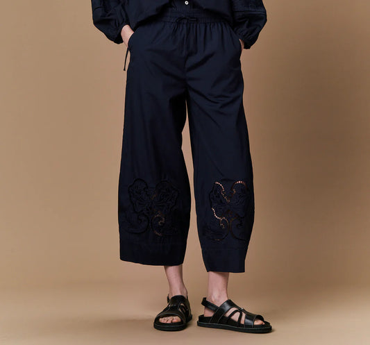 High - Token Pants in Navy