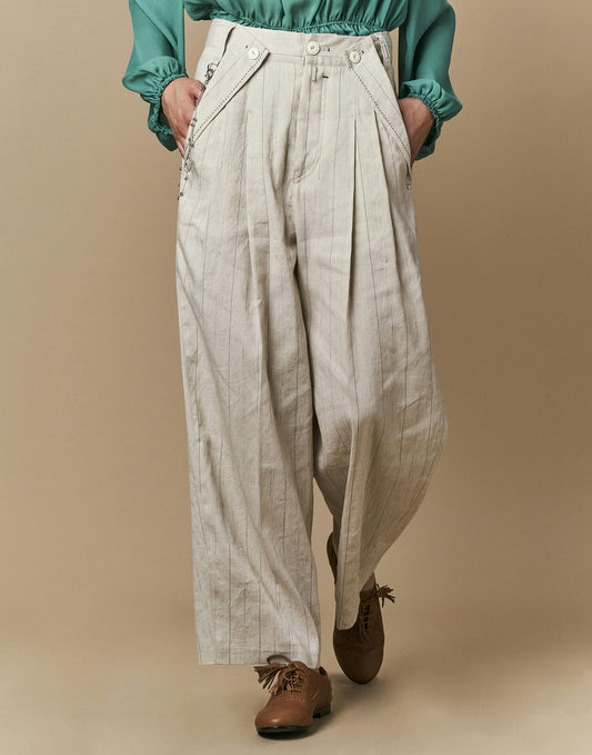 High - Go-Getter Pant in Cream