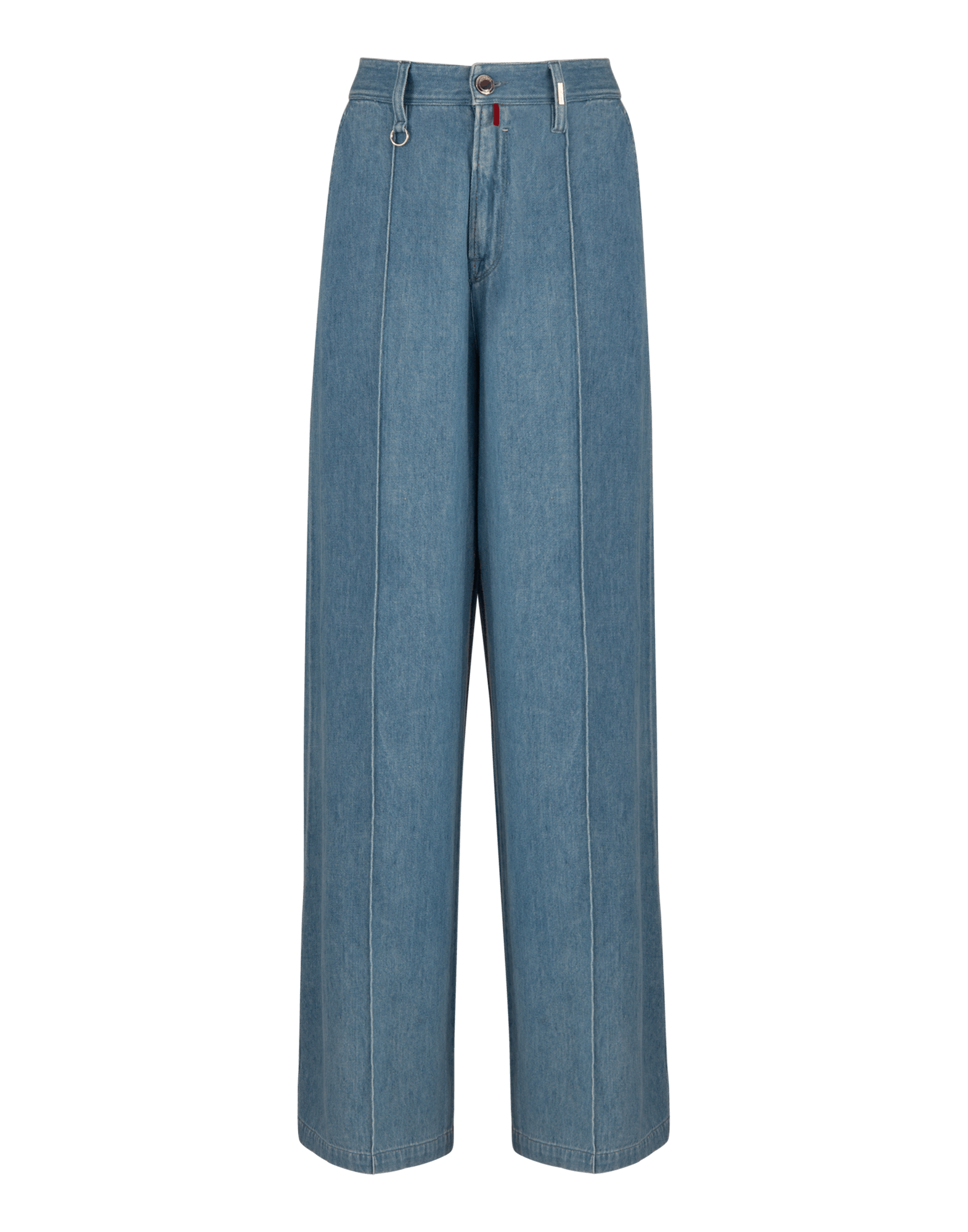 Blue jeans on a transparent background