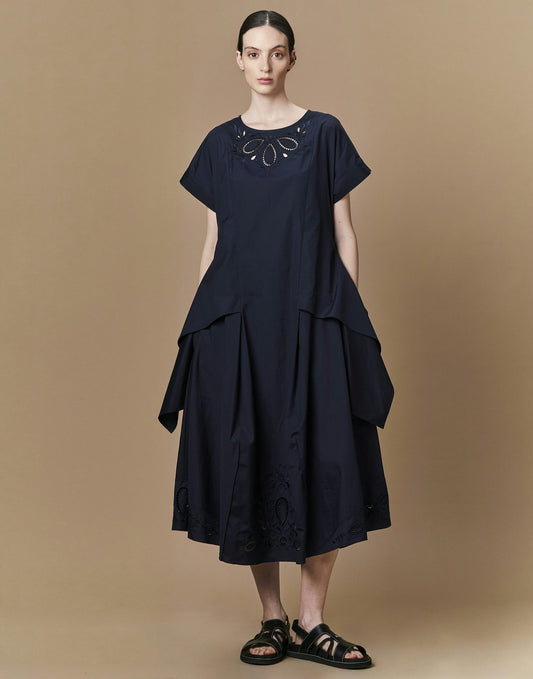 High - Loyal Dress in Navy