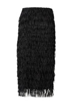 Sabrina black skirt with fringes day Birger et Mikkelsen 